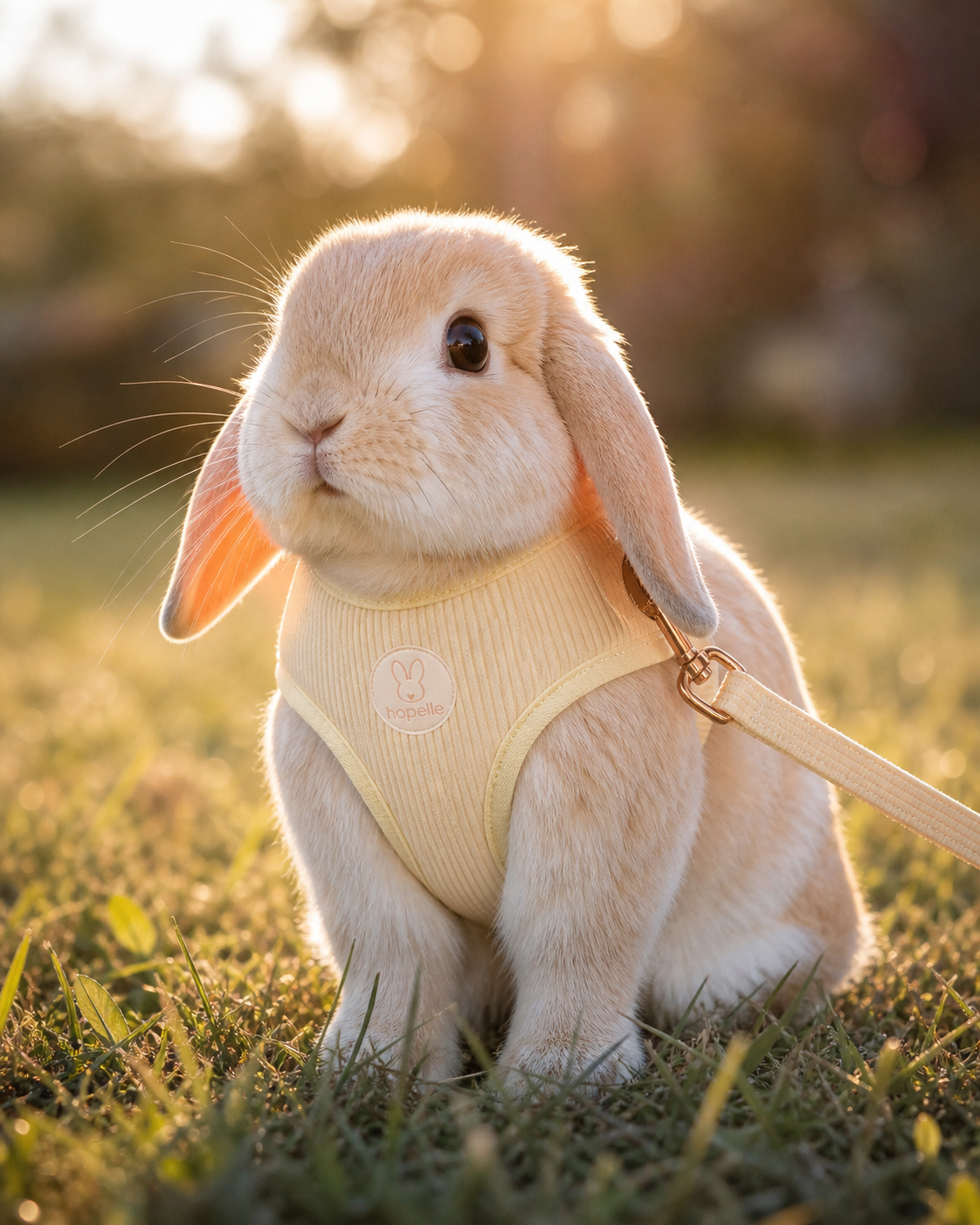 Hopelle harness in Vanilla Butter